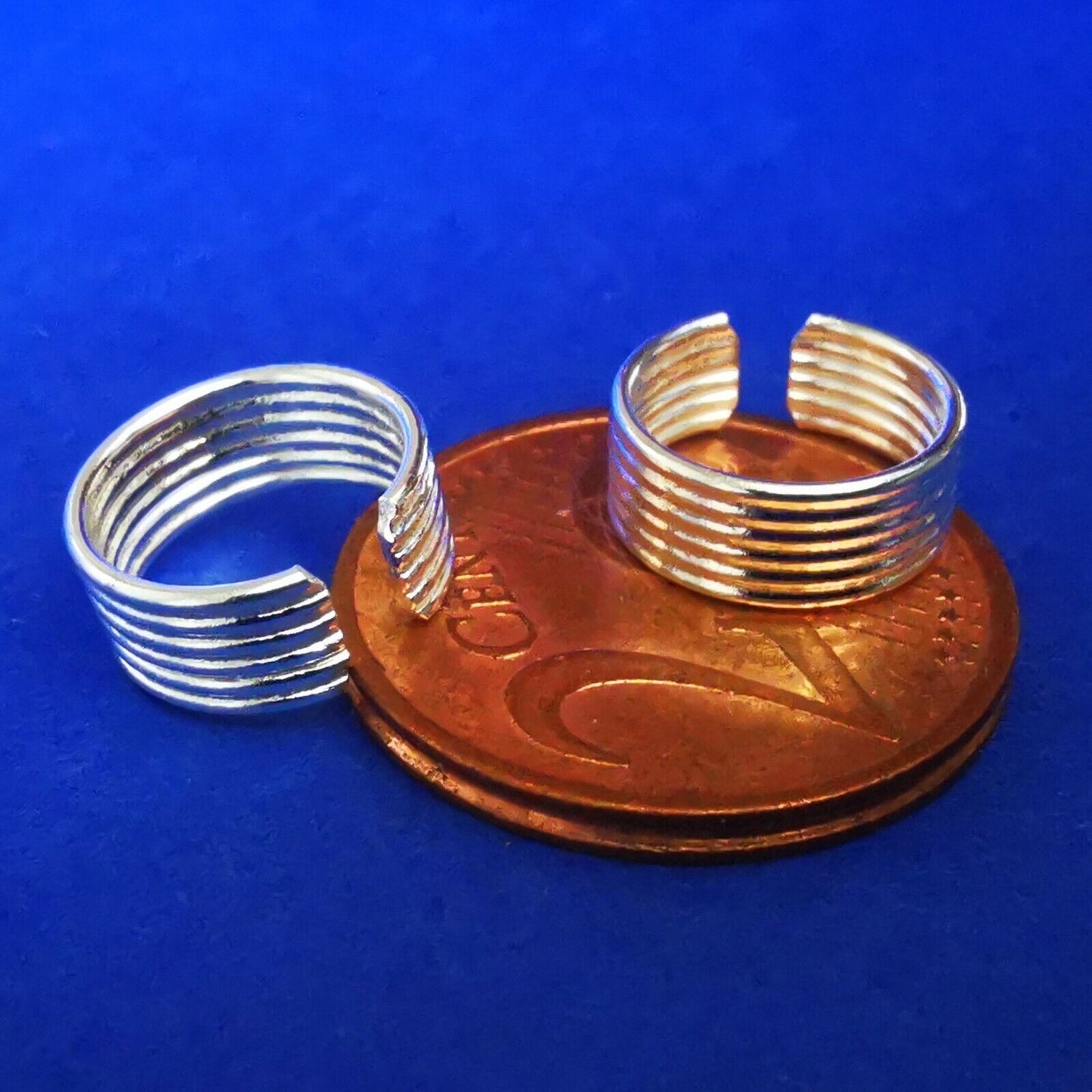 Ohrklemme aus Silber Ear Cuff im Linien Design