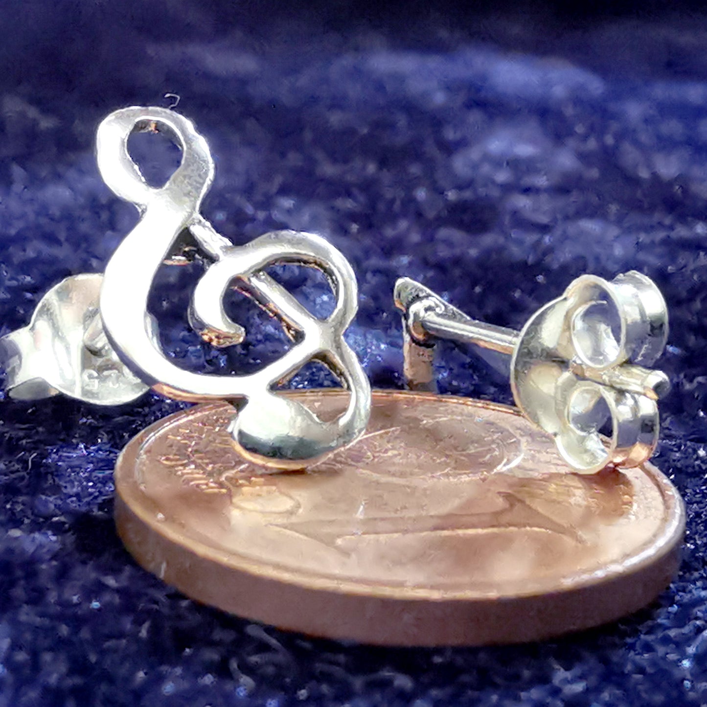 Ohrstecker aus Silber Note - Ohrringe