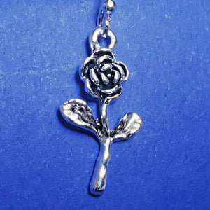 Anhänger aus Silber Rose - Silberschmuck