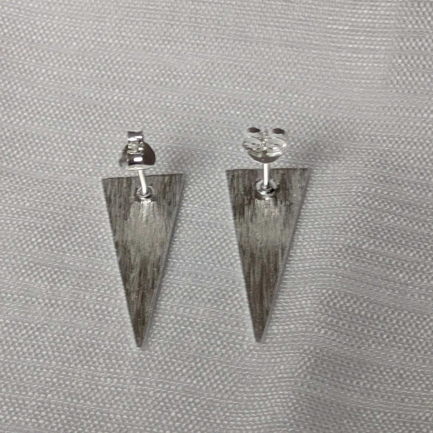 Rückseite der 925 Silber Ohrringe mit Sterling Silber