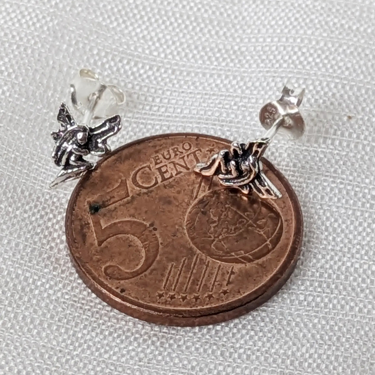 Elfen Fee Ohrstecker 925 Silber - Fantasy Ohrringe