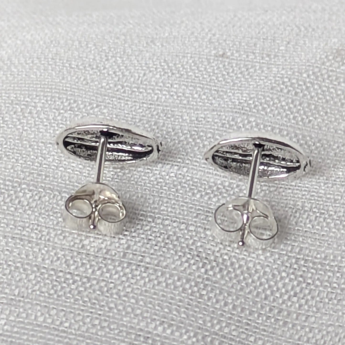 Kauri Muschel Ohrstecker: 925 Silber Ohrringe Maritim