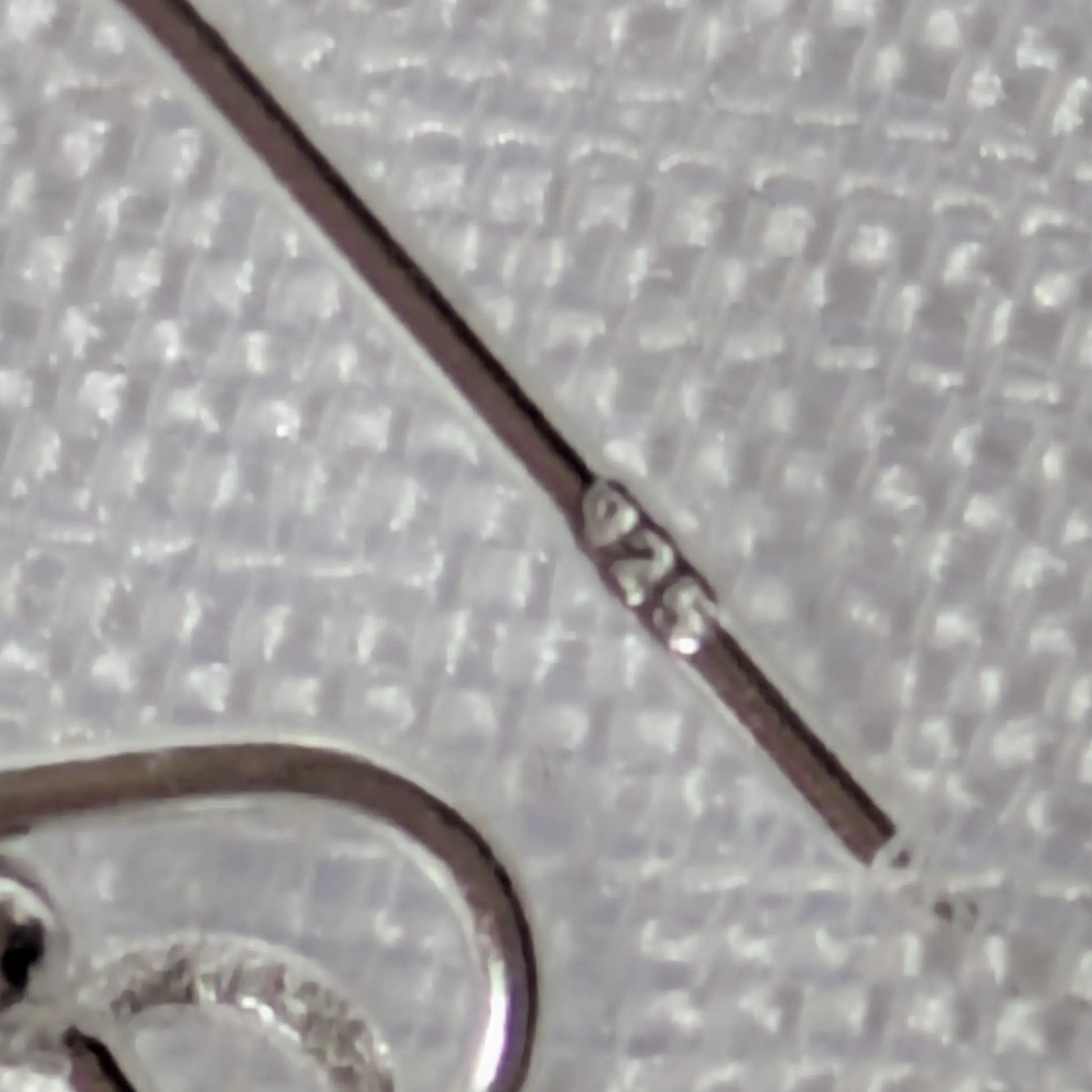 Ohrhaken mit 925 Silber Stempel