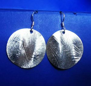 Scheiben Creolen aus Silber - Ohrringe