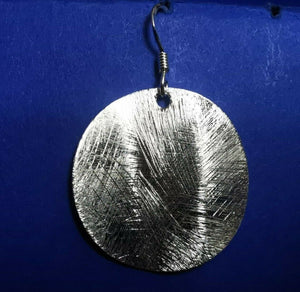 Scheiben Creolen aus Silber - Ohrringe