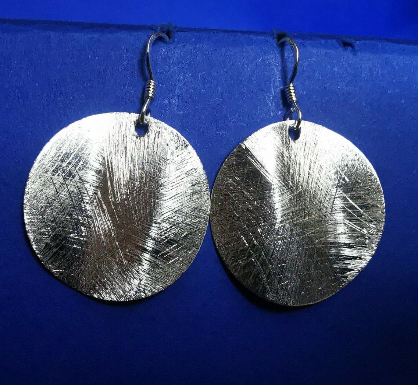 Scheiben Creolen aus Silber - Ohrringe