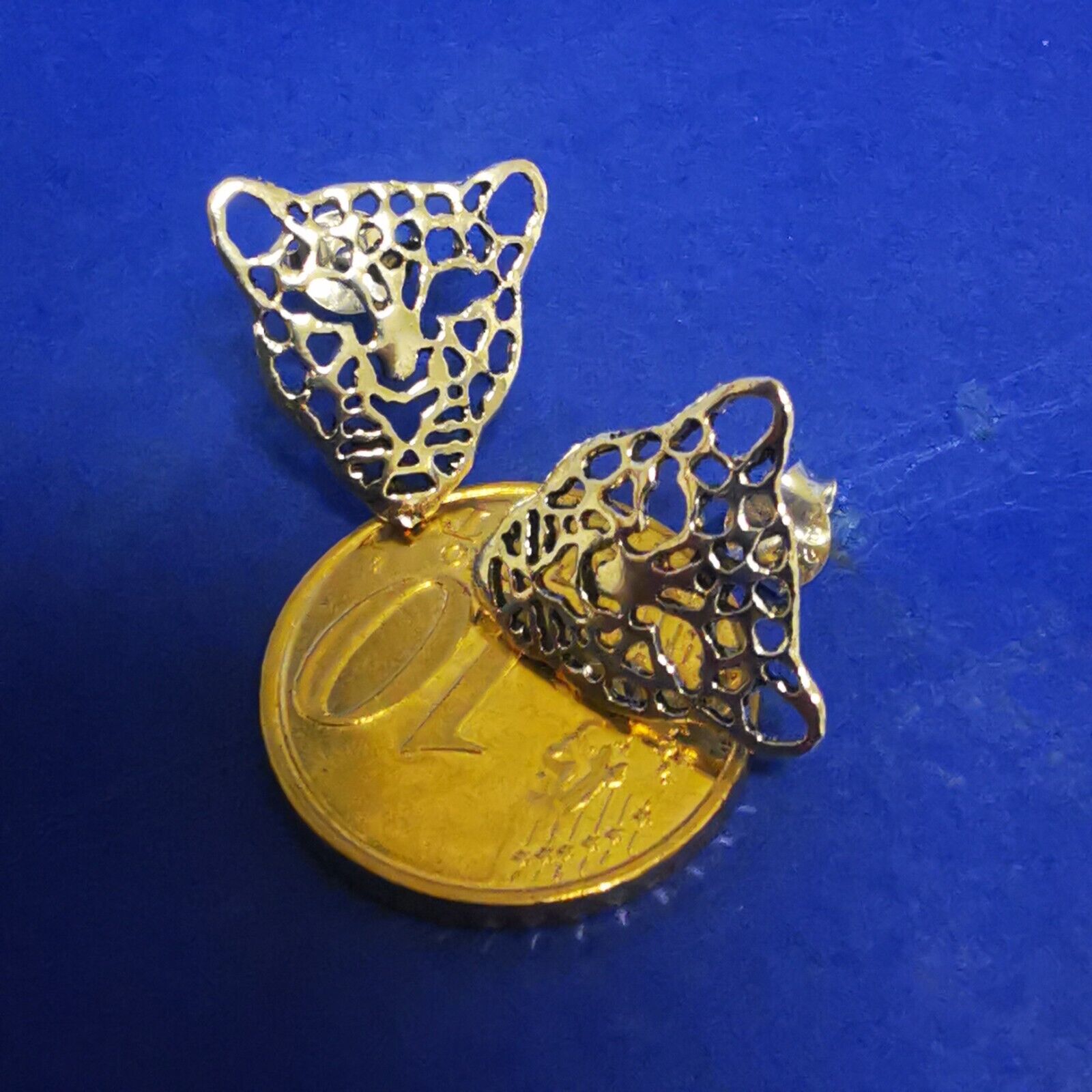 Ohrstecker aus Silber Tigerkopf - Ohrringe
