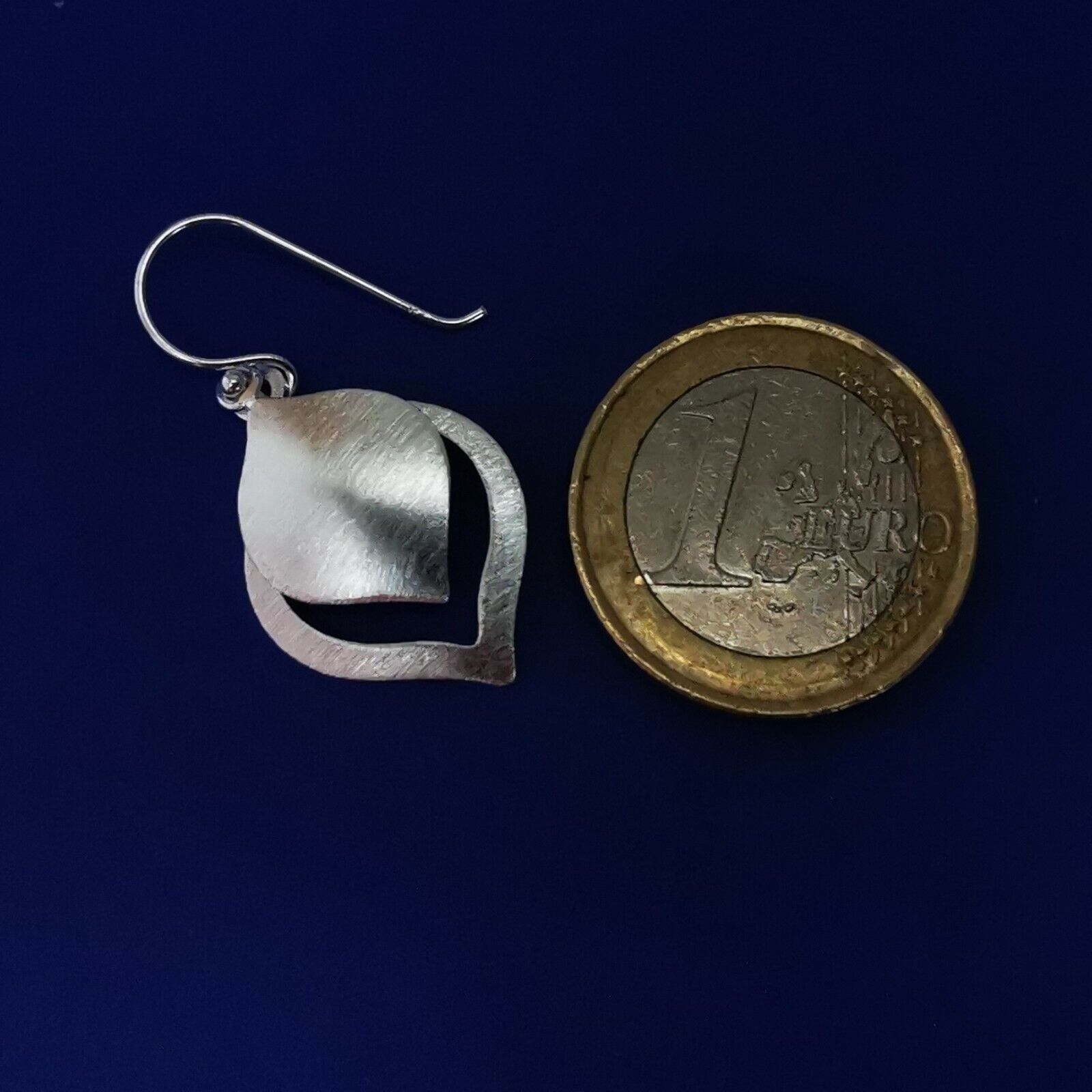 Ohrringe hängend aus Silber orientalische Form