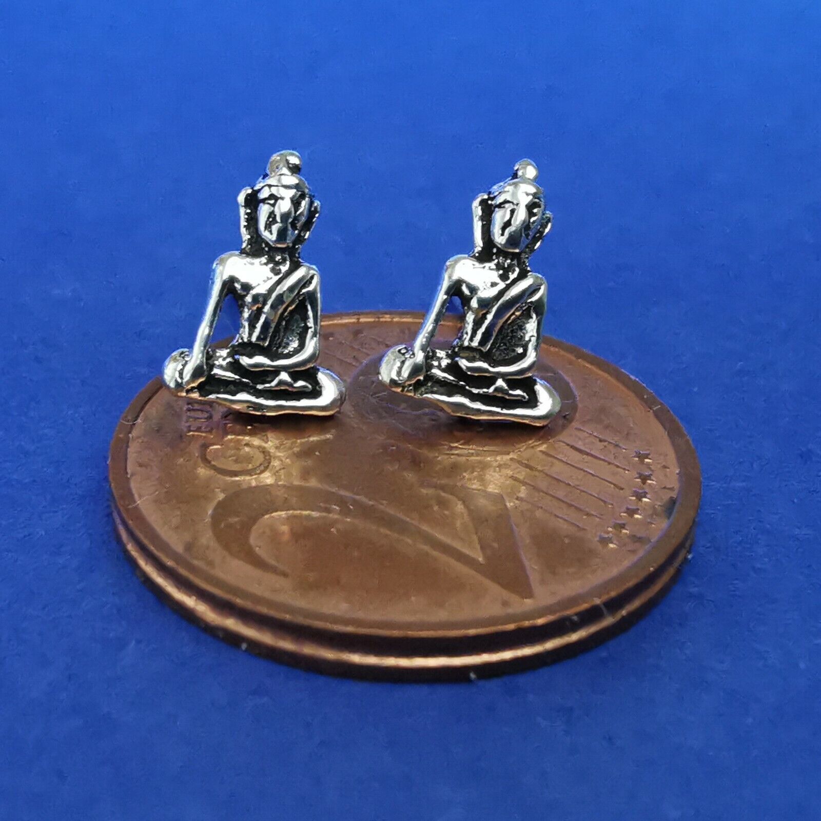 Ohrstecker aus Silber Buddha - Ohrringe