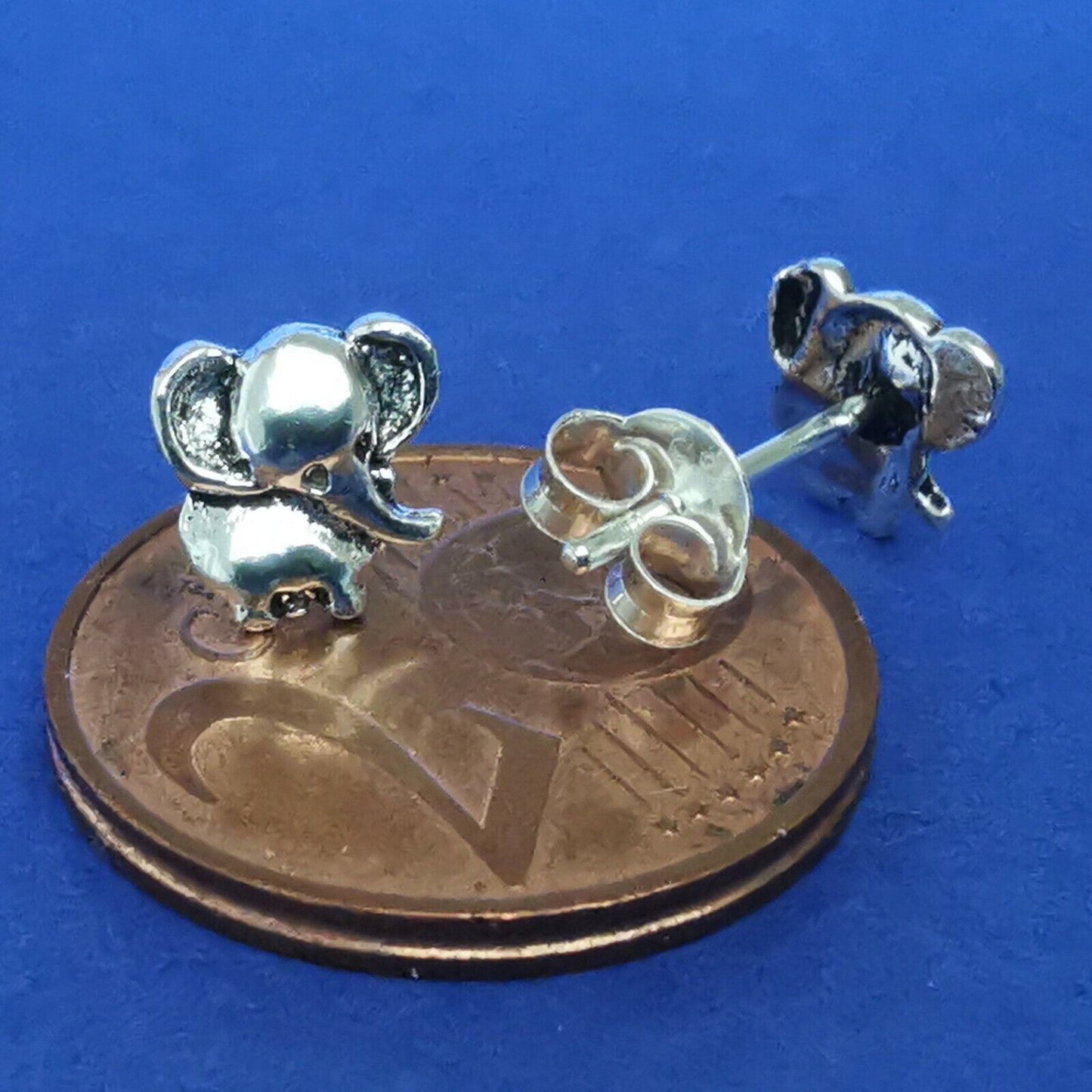 Ohrstecker aus Silber im Dumbo Elefanten Design - Ohrringe
