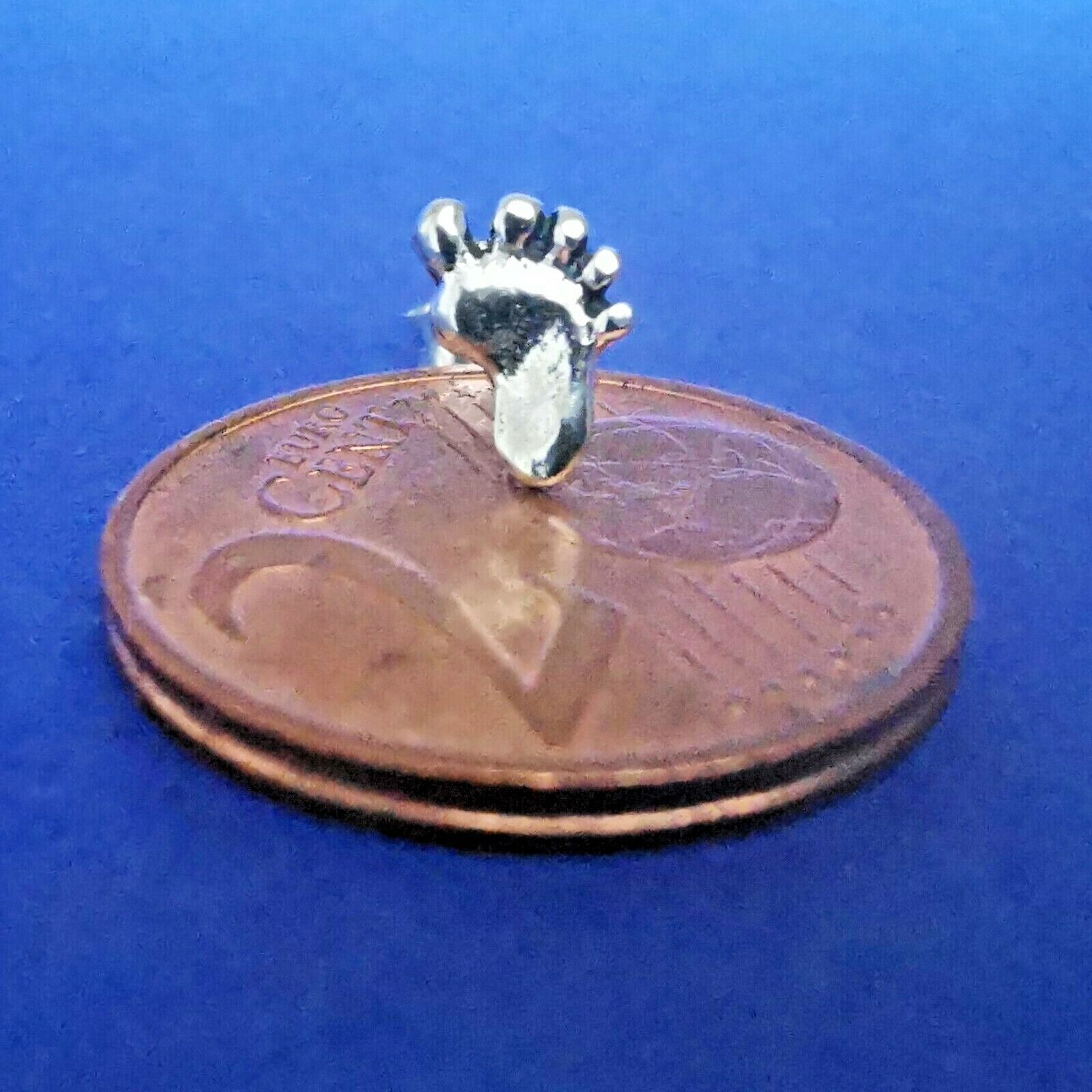 Ohrstecker aus Silber Füße – Ohrringe