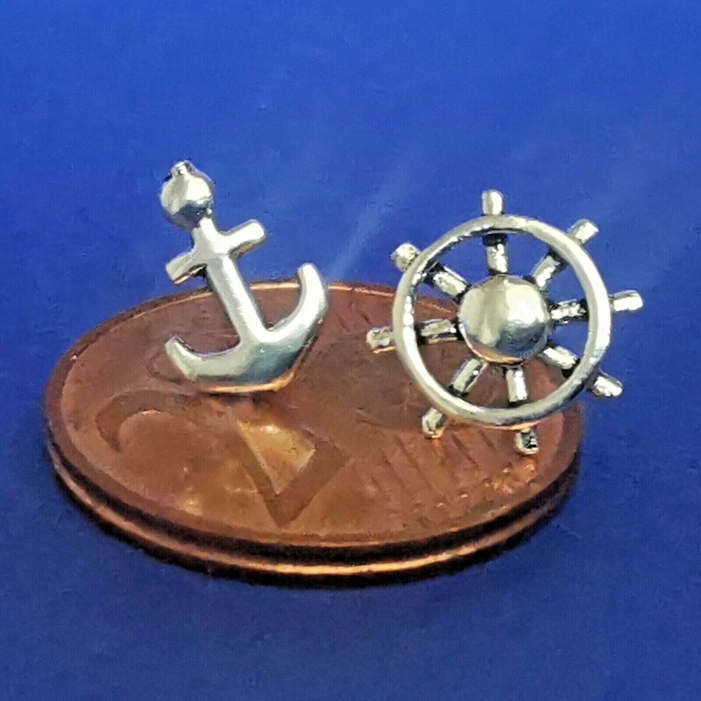 Ohrstecker aus Silber Anker / Ruder - Ohrringe