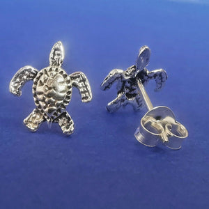 Ohrstecker aus Silber Schildkröte - Ohrringe