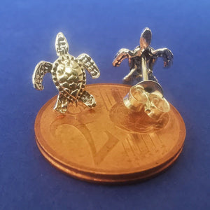 Ohrstecker aus Silber Schildkröte - Ohrringe