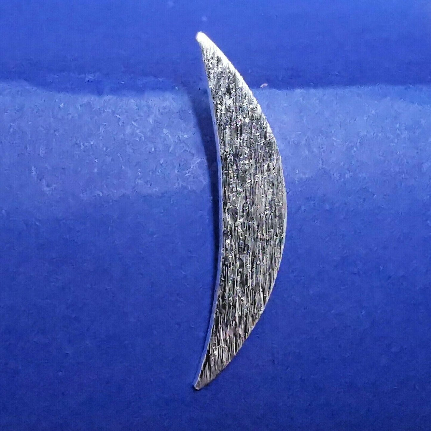 Ohrstecker aus Silber Sichel gebürstet - Ohrringe