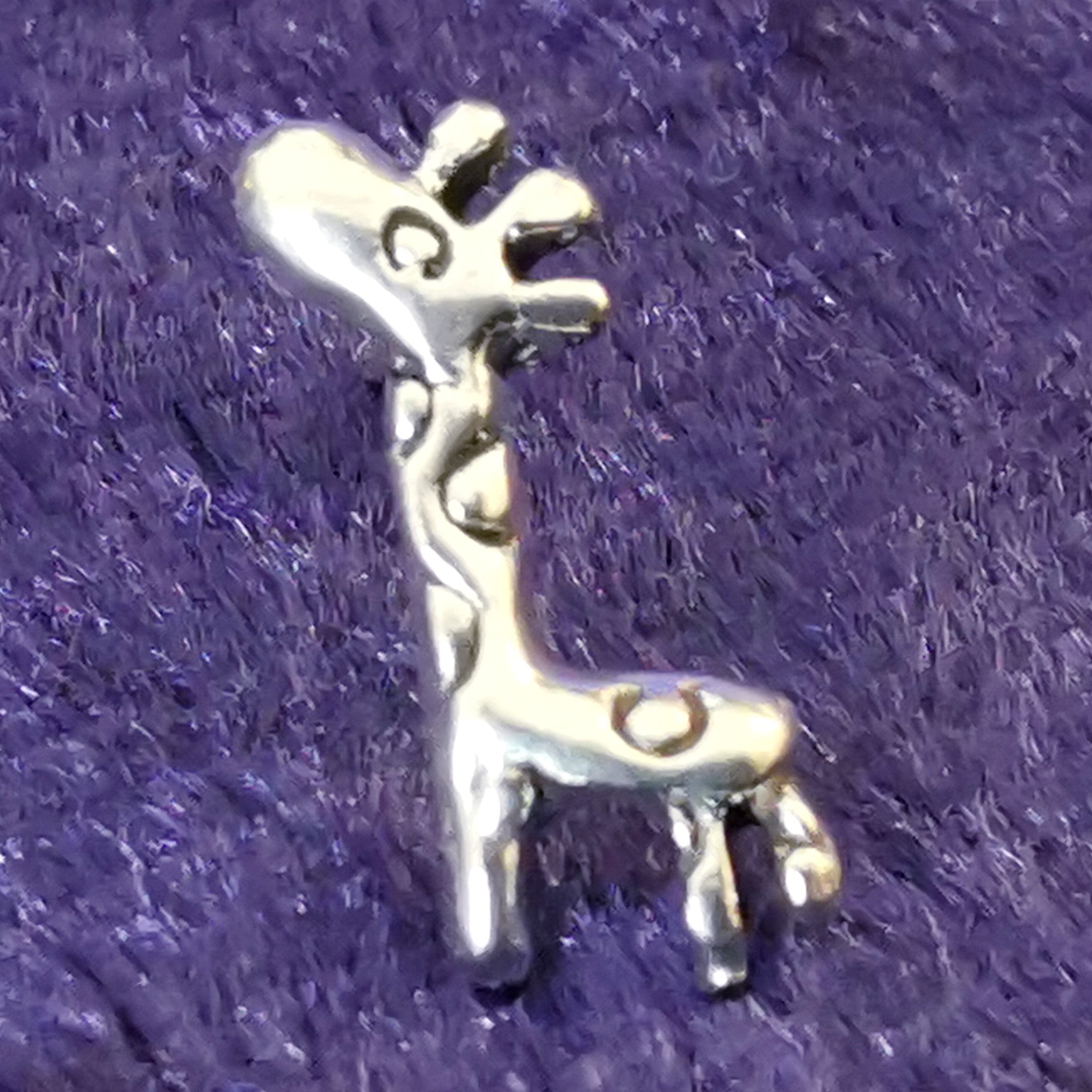 Ohrstecker aus 925 Silber Giraffe