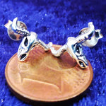 Lade das Bild in den Galerie-Viewer, Ohrstecker aus Silber Longhorn - Ohrringe
