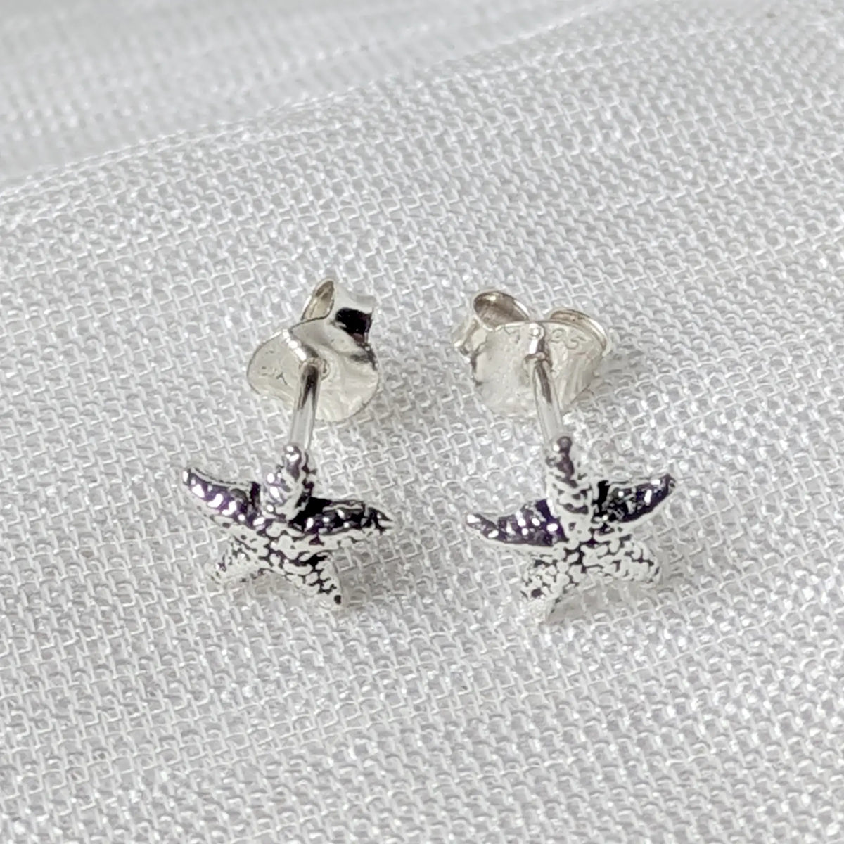 Seestern Ohrstecker 925 Silber – Maritimer Schmuck
