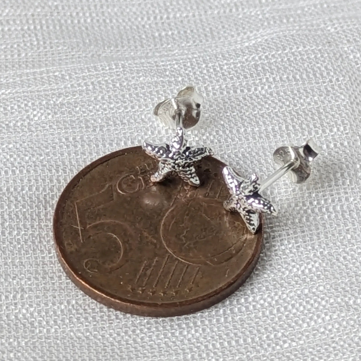 Seestern Ohrstecker 925 Silber – Maritimer Schmuck