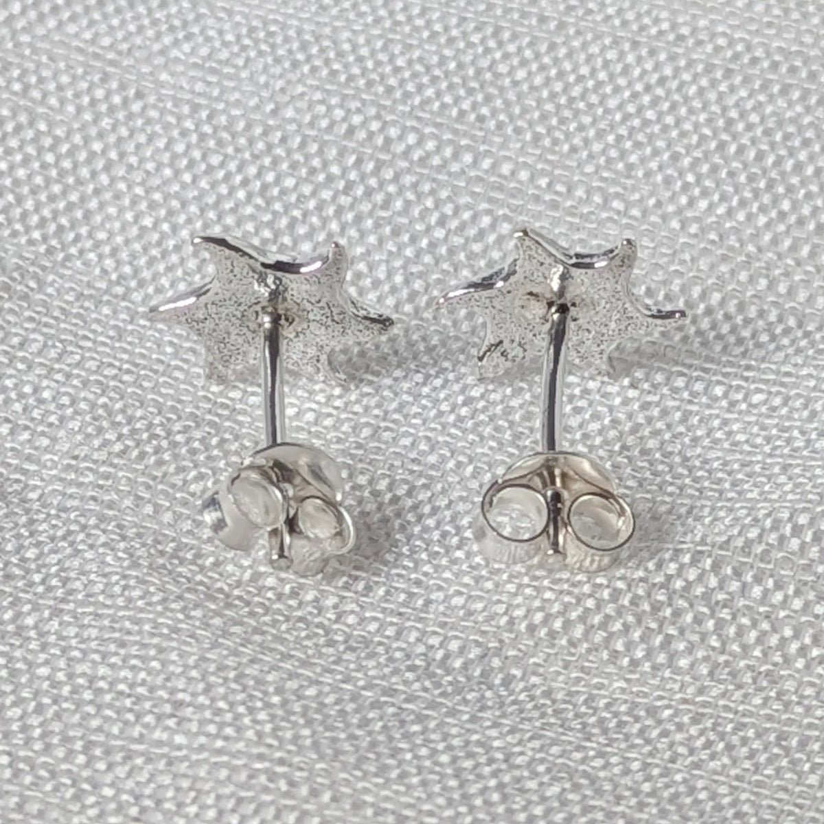 Sonnen Ohrstecker Spirale 925 Silber – Boho Ohrringe oxidiert