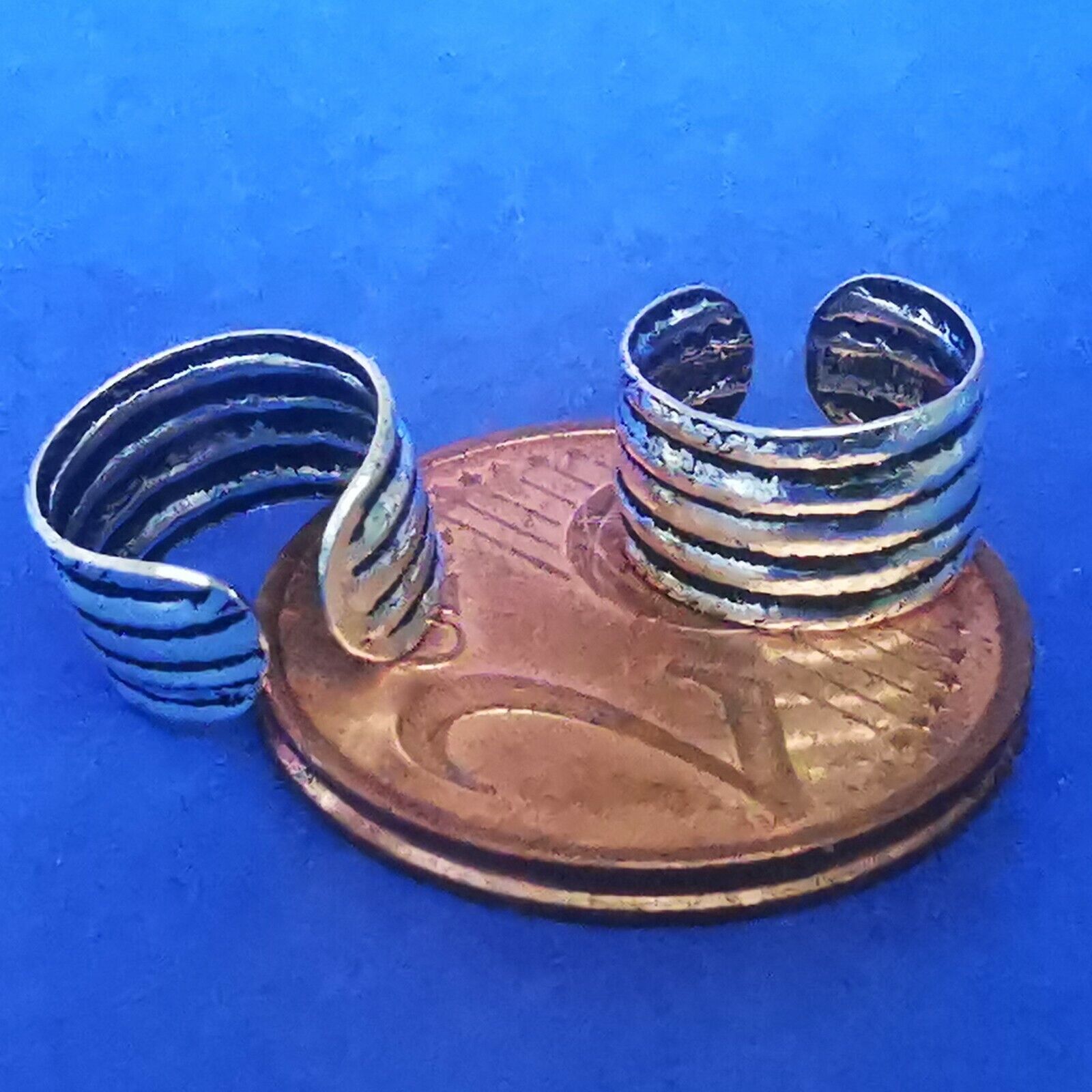 Ohrklemme aus Silber Ear Cuff im Liniendesign