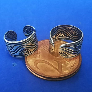 Ohrklemme aus Silber Ear Cuff im Inka Design