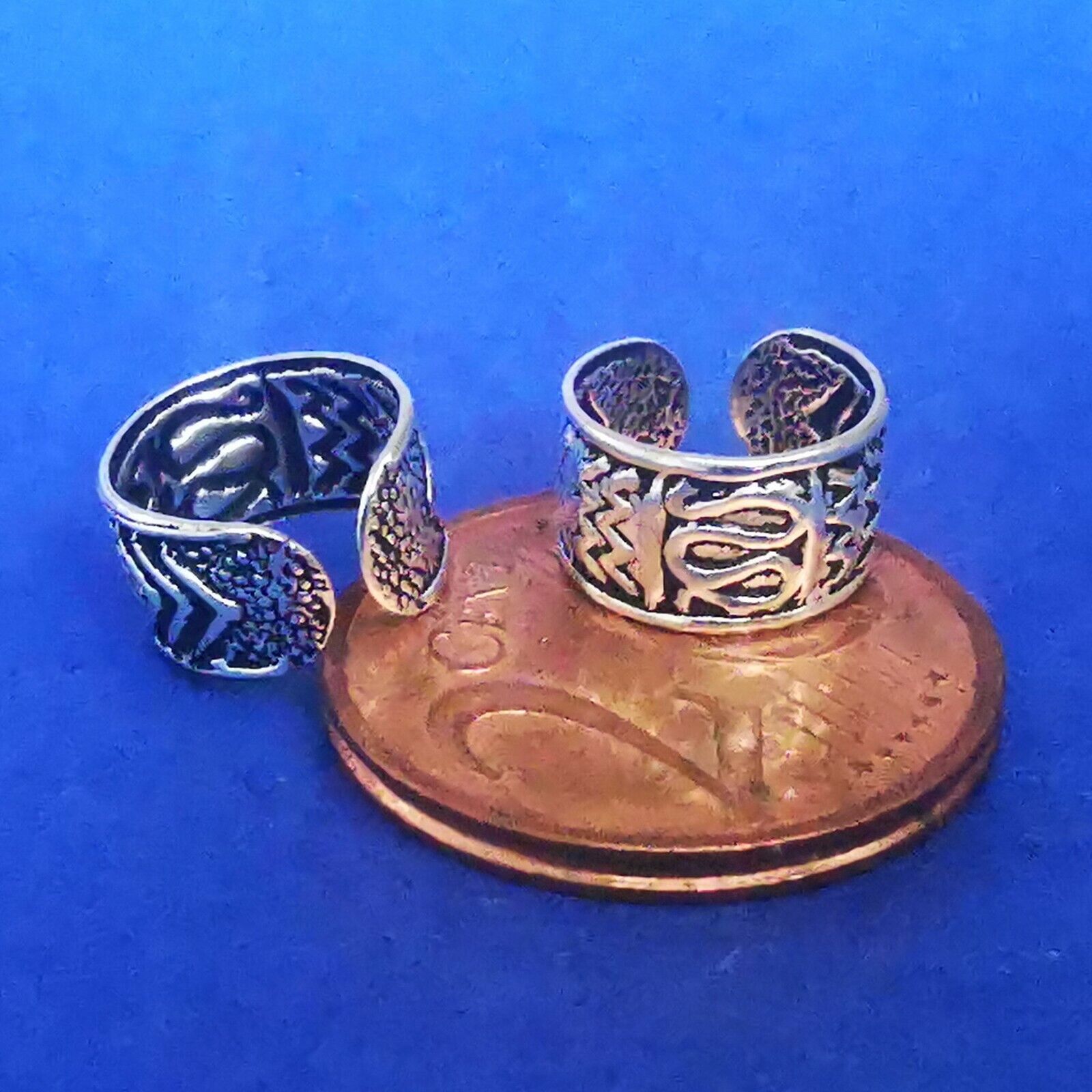 Ohrklemme aus Silber Ear Cuff mit Verzierungen