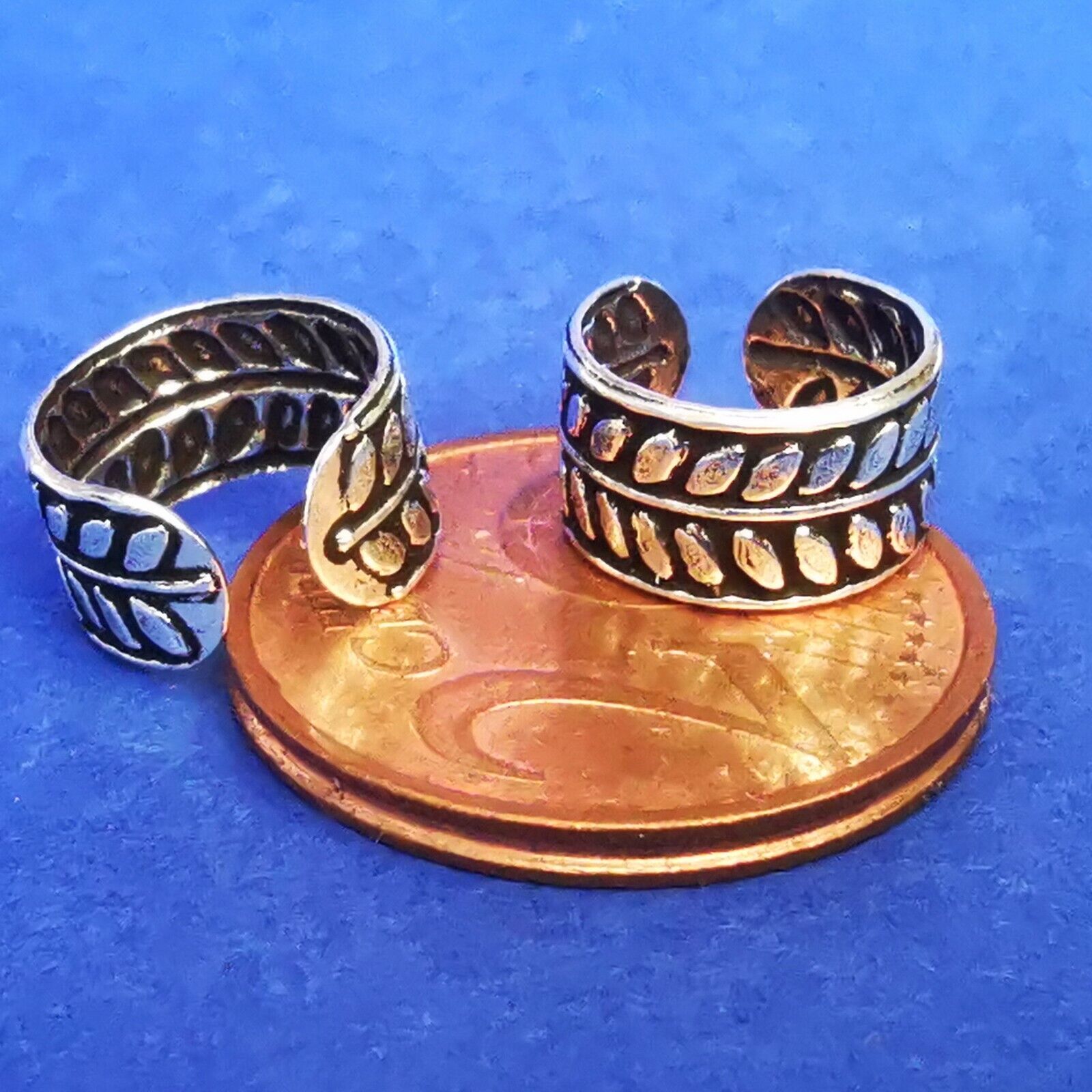 Ohrklemme aus Silber Ear Cuff im Lorbeerdesign