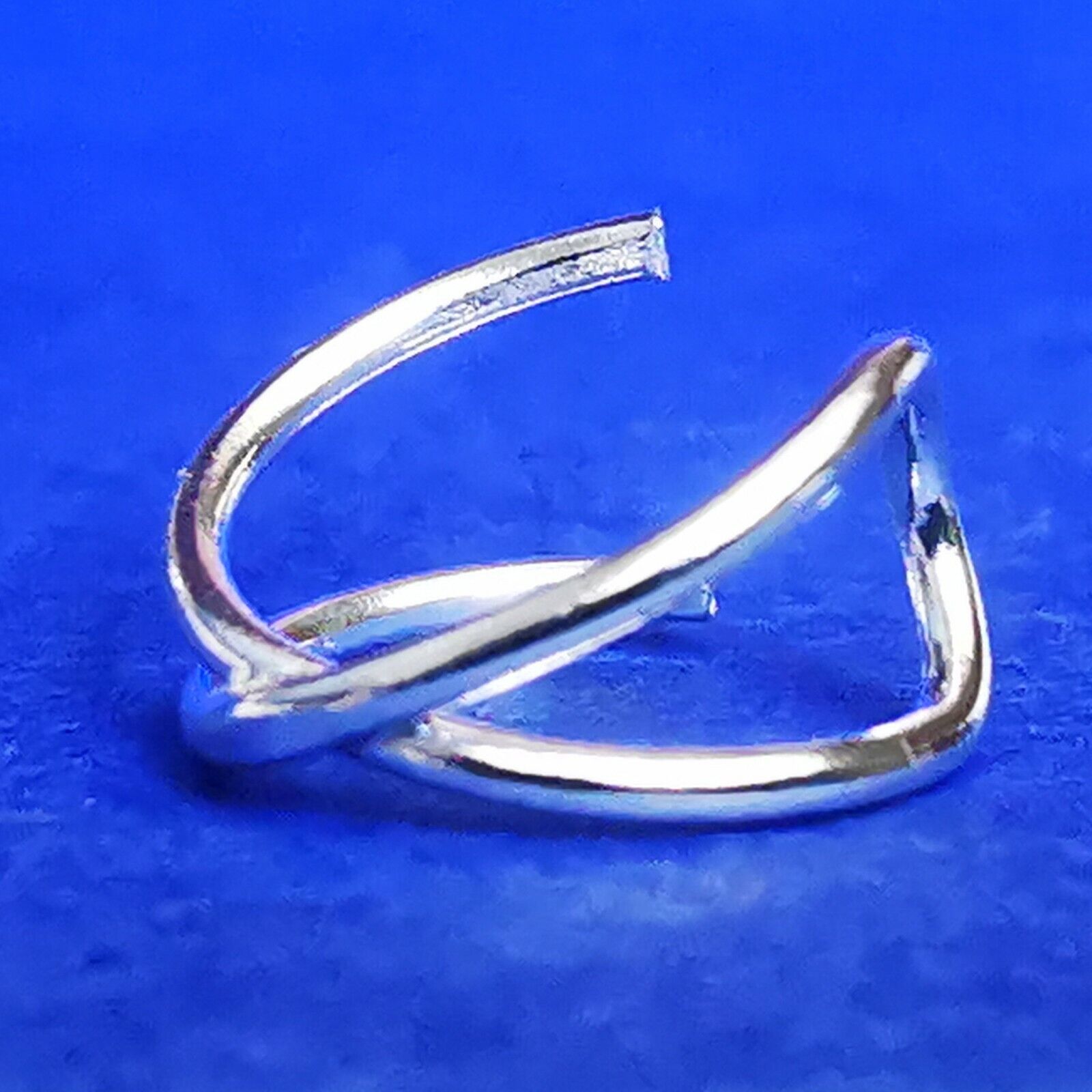 Ohrklemme aus Silber Ear Cuff Minimaldesign
