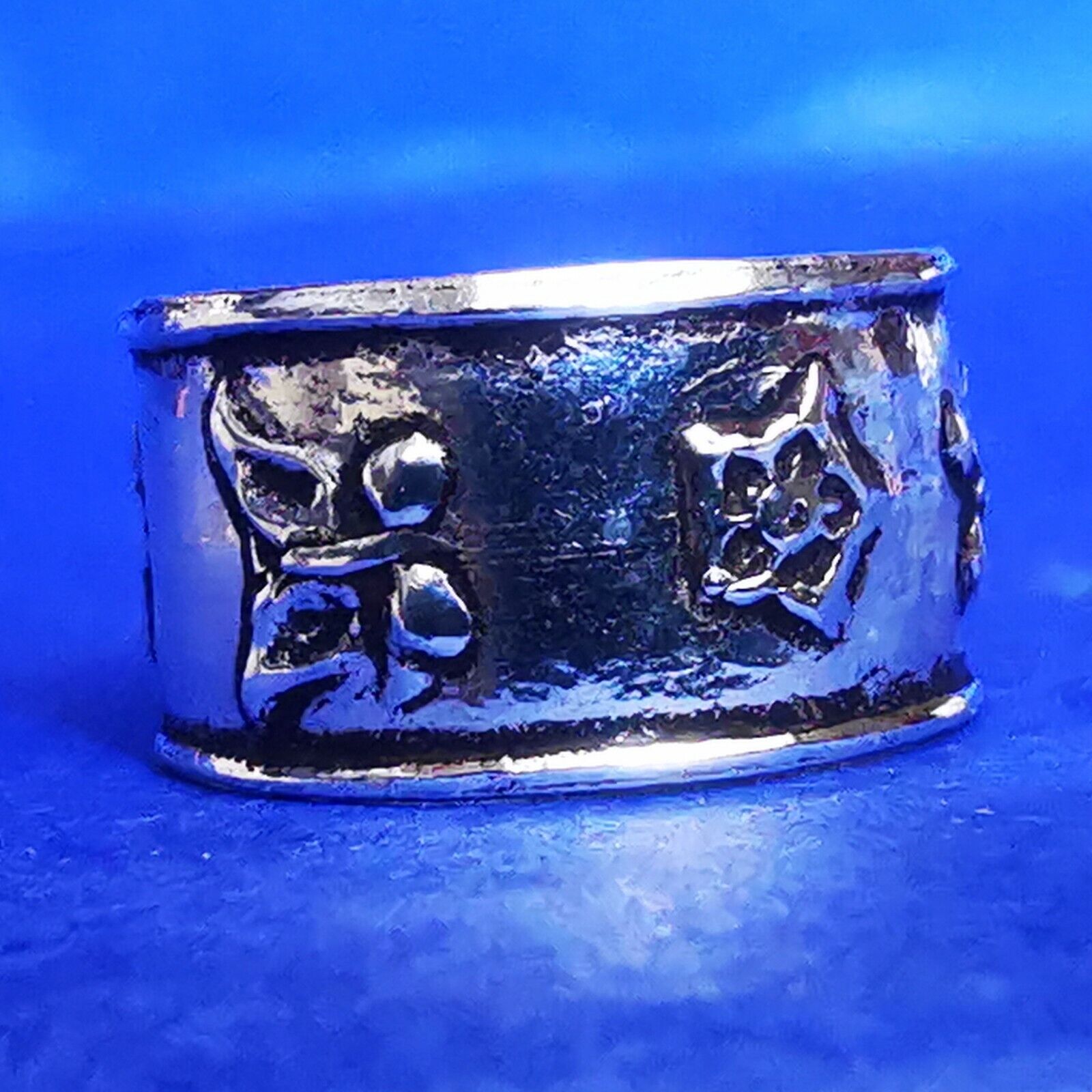 Ohrklemme aus Silber Ear Cuff mit Symbolen