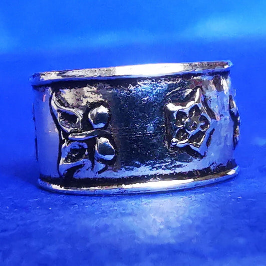 Ohrklemme aus Silber Ear Cuff mit Symbolen