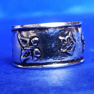 Ohrklemme aus Silber Ear Cuff mit Symbolen