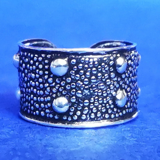 Ohrklemme aus Silber Ear Cuff im Antikdesign