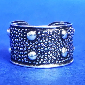 Ohrklemme aus Silber Ear Cuff im Antikdesign