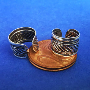 Ohrklemme aus Silber Ear Cuff mit klarem Muster