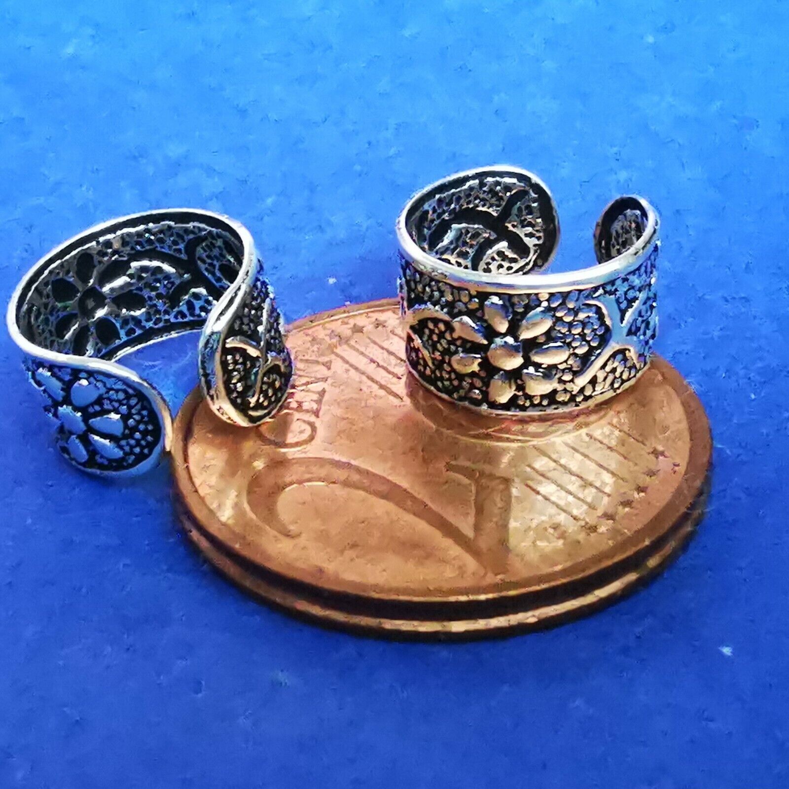 Ohrklemme aus Silber Ear Cuff mit Blume