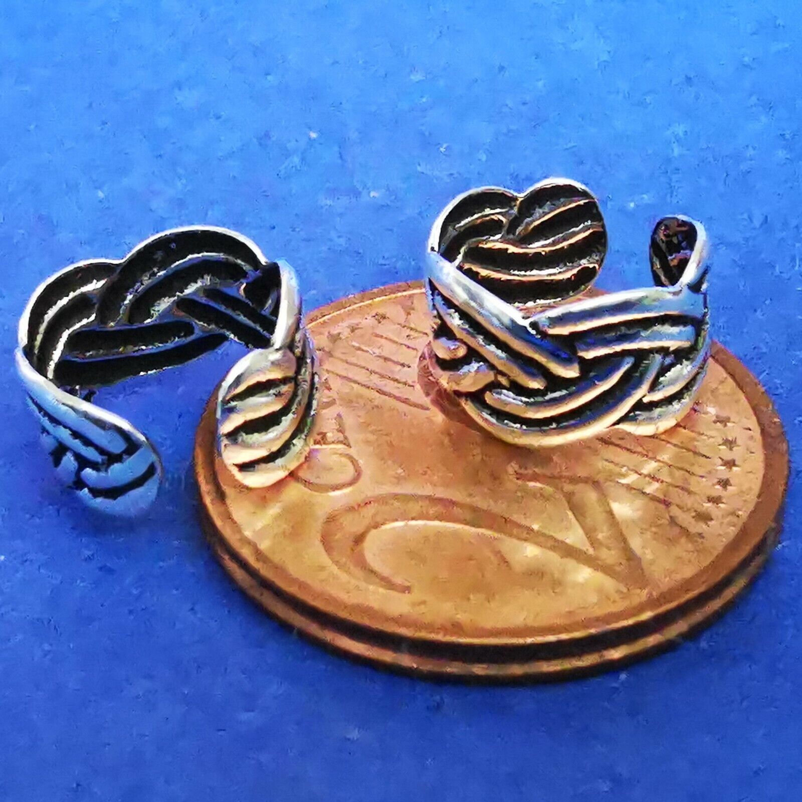 Ohrklemme aus Silber Ear Cuff im Knotendesign