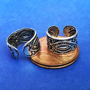 Ohrklemme aus Silber Ear Cuff mit filigranen Verzierungen