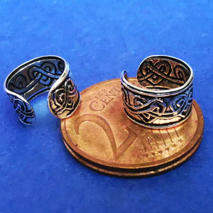 Ohrklemme aus Silber Ear Cuff mit romantischem Herz