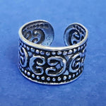 Lade das Bild in den Galerie-Viewer, Ohrklemme aus Silber Ear Cuff indischen Ornamenten

