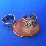 Lade das Bild in den Galerie-Viewer, Ohrklemme aus Silber Ear Cuff mit Spiralmotiv
