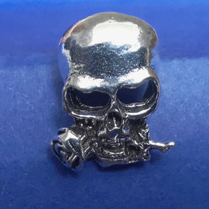 Ohrstecker Totenkopf aus 925 Sterling Silber - Ohrringe