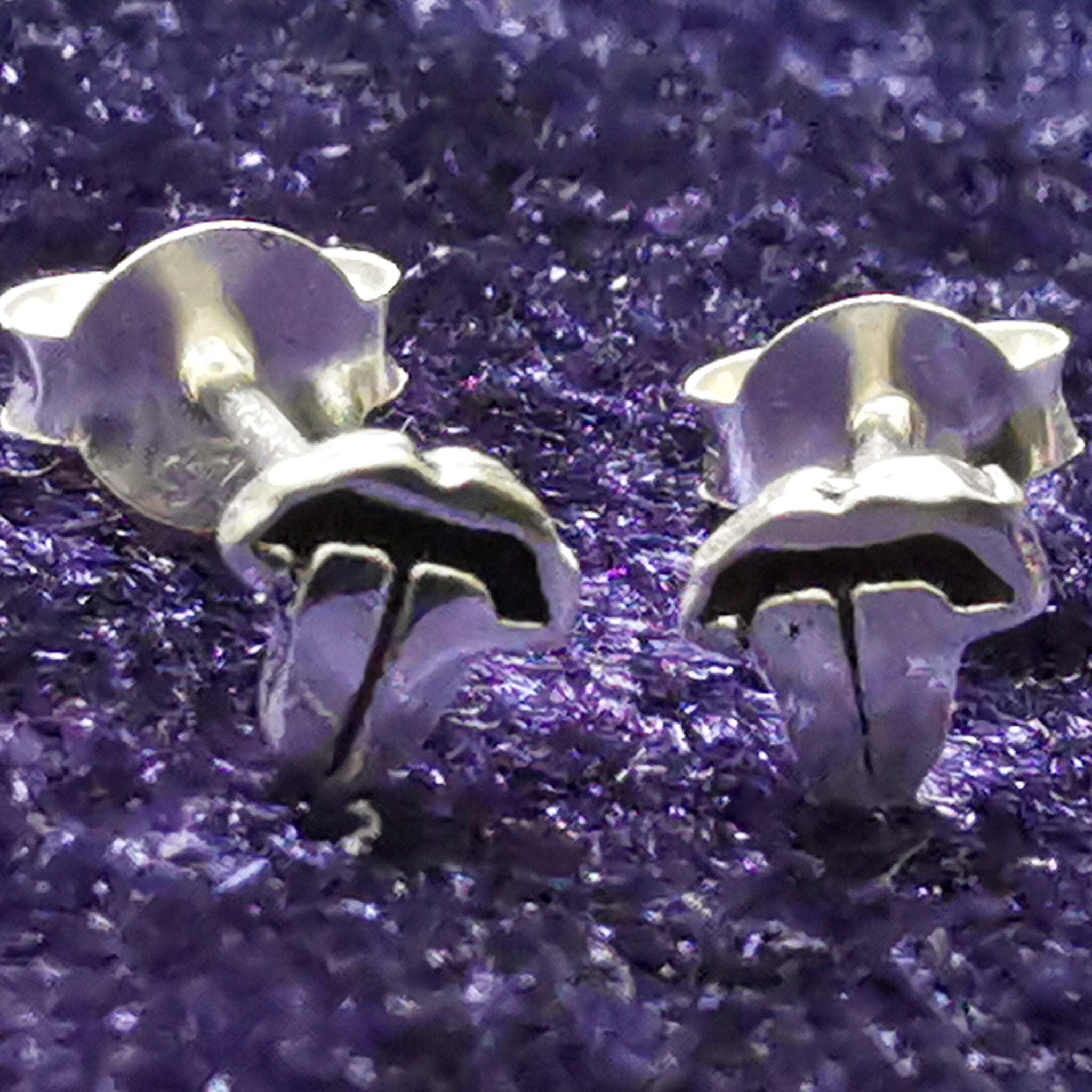 Ohrstecker rausgestrecke Zunge aus 925 Sterling Silber - Ohrringe