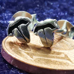 Lade das Bild in den Galerie-Viewer, Ohrstecker rausgestrecke Zunge aus 925 Sterling Silber - Ohrringe
