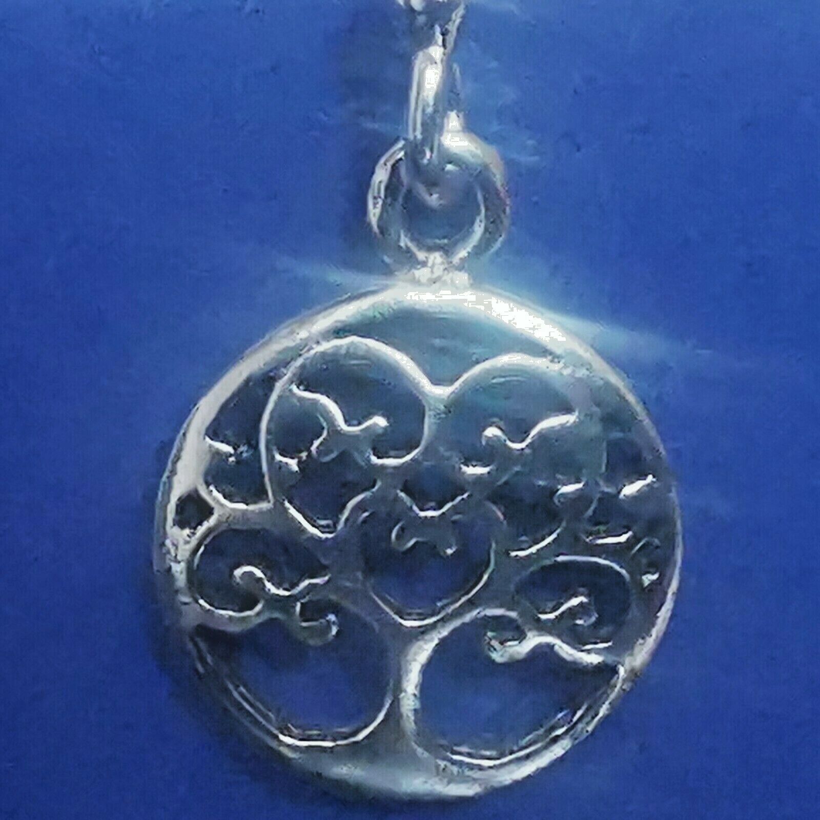 Ohrhänger aus Silber Lebensbaum Design