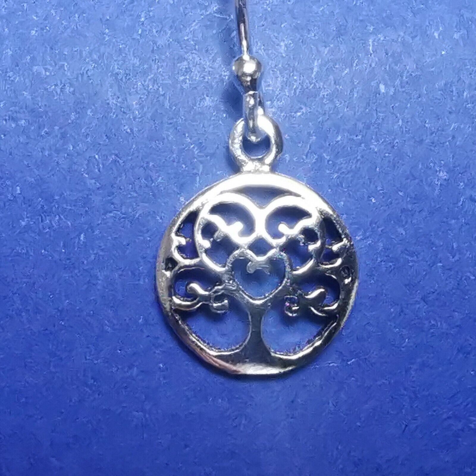 Ohrhänger aus Silber Lebensbaum Design