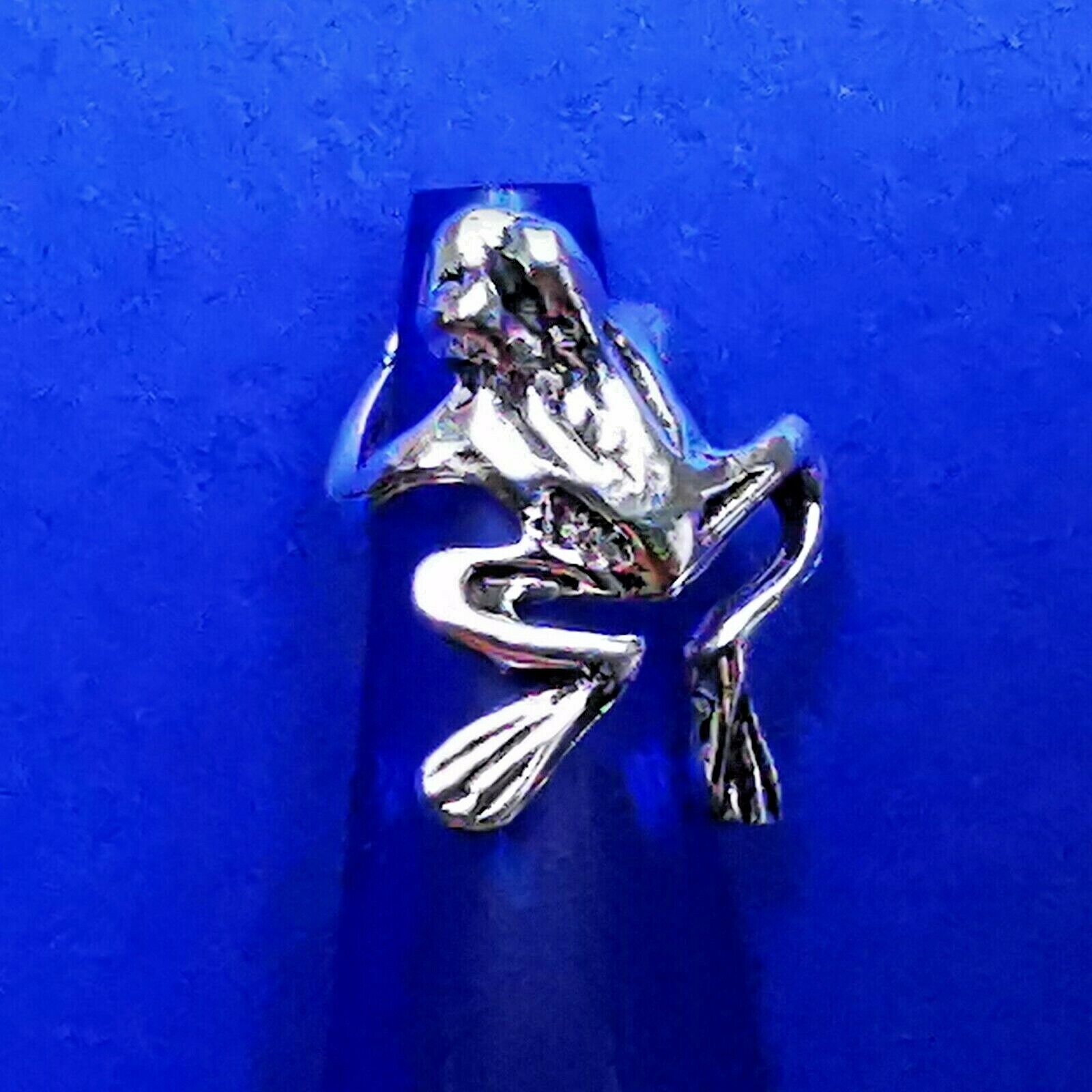 Ohrklemme aus Silber im Frosch Design - Ohhringe