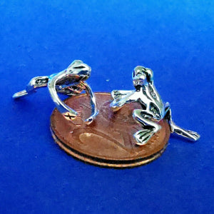 Ohrklemme aus Silber im Frosch Design - Ohhringe