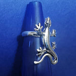 Lade das Bild in den Galerie-Viewer, Ohrklemme Earcuff aus Silber im Eidechsen / Gecko Design
