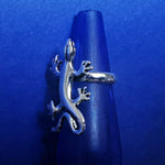 Lade das Bild in den Galerie-Viewer, Ohrklemme Earcuff aus Silber im Eidechsen / Gecko Design
